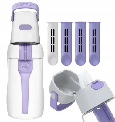 Produktbild von Dafi Solid Filterflasche Lavendel mit 4 Filtern