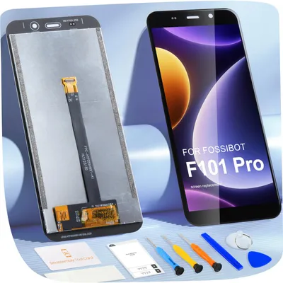 LCD-Ersatzdisplay für Fossibot F101 / F101 Pro, 5,45 Zoll, Schwarz