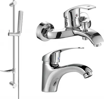 Produktbild von Mexen Fabia DF72 Badewannenset, Chrom - 746503DF72-00