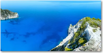 Produktbild von Tulup® Leinwandbild -100x50 cm - Wandkunst - Drucke auf Leinwand - Leinwanddruck  - Landschaften - Blau - Zakynthos
