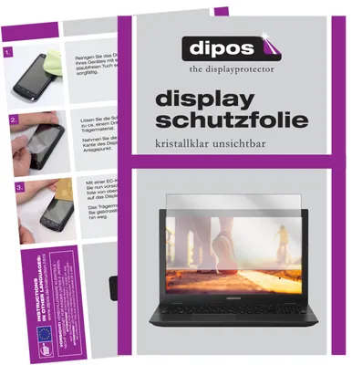 Produktbild von 2x Schutzfolie für Medion Akoya P6685 klar Displayschutzfolie Display Schutz