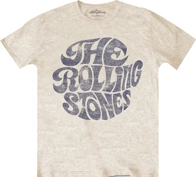 Produktbild von The Rolling Stones - Tričko s logom "70. roky" pre mužov/dámy Uni RO787 (XL) (Sand)