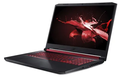 Produktbild von Acer Nitro 5 AN517-51-55ML Intel® Core™ i5 i5-9300H Laptop 43,9 cm (17.3") Full HD 16 GB DDR4-SDRAM 1 TB SSD NVIDIA® GeForce® GTX 1650 Wi-Fi 6 (802.11ax) Windows 10 Home Deutsch Schwarz, Rot