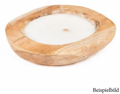 Produktbild von Teak-Schale LILIN Ø ca. 20cm inkl. Kerze
