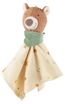 Produktbild von Sigikid Schmusetuch Bär beige/grün 24 cm sigibaby
