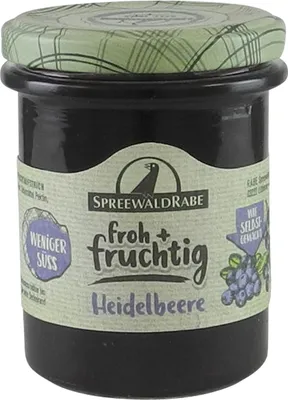 Produktbild von Heidelbeere Fruchtaufstrich von Spreewald-Rabe (210 g)