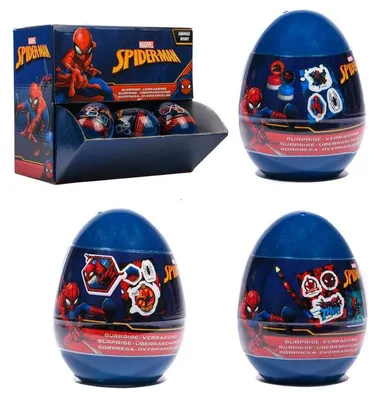 Produktbild von Marvel Spiderman assorted Egg surprise - CANENCO - (Merchandise / Merch Diverses)