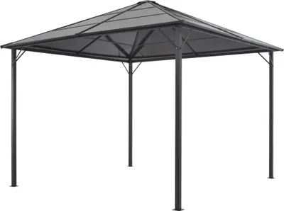 Obrázok produktu pre Altánok so strechou, hliník 3x3 m, antracitový