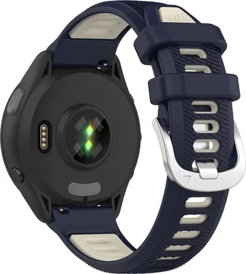 Image de INF Bracelet de montre en silicone Garmin Forerunner 265 / 265 Musique Bleu foncé