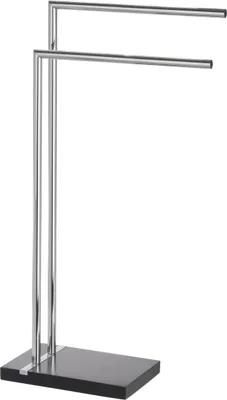 Produktbild von WENKO Stand Handtuch Ständer NOBLE Halter Badetuch Kleider Stangen Bad Gäste WC
