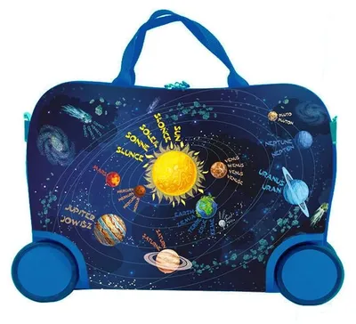 Produktbild von Marko Kinderfahrkoffer und Roller Kosmos – Weltraumkollektion