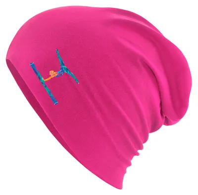 Produktbild von Huuraa Beanie Gymnastik Schwebebalken Fuchsia One Size Baumwolle und Elasthan Mütze Geschenkidee