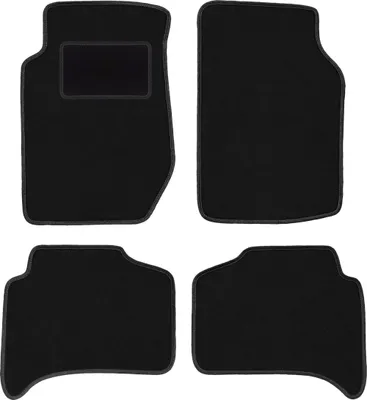 Obrázek produktu pro černé velurové rohože pro: Kia Sportage I SUV 1995-2004