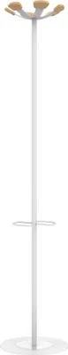 Produktbild von UNiLUX Garderobenständer AURORA Höhe: 1.680 mm weiß