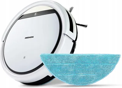Produktbild von MEDION MD18501 2-in-1-Reinigungsroboter – saugt und wischt, bis zu 90 Minuten Betriebsdauer
