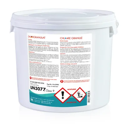 Produktbild von 1x5 kg BAYZID® Chlorgranulat für Pools mit Aktivchlor zur Poolwasser Desinfektion