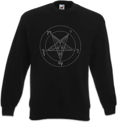 Produktbild von Urban Backwoods Sigil Of Baphomet, Sweatshirt, Farbe: Schwarz, Größe: 3XL