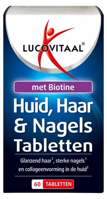 Productafbeelding van Lucovitaal Huid, Haar & Nagels met Biotine (60 tabletten)