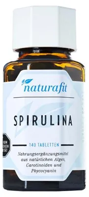 Zdjęcie produktu dla naturafit Spirulina tabletki, 140 tabletek