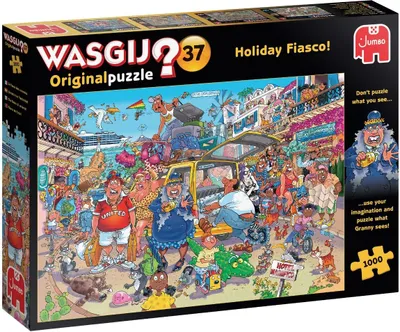 Produktbild von Wasgij Original 37 - Holiday Fiasco - 1000 Teile, 1000 Stück(e), Cartoons, 12 Jahr(e)