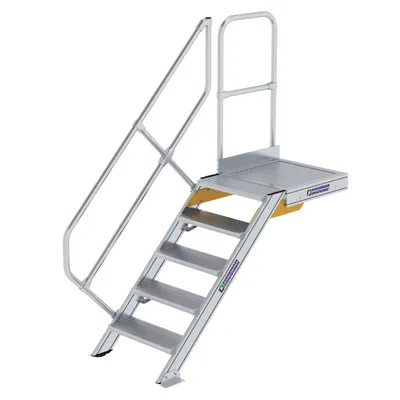 Obrázok produktu pre Hliníkové schodisko s plošinou 45° 300425