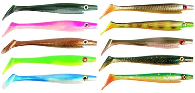 Produktbild von Strike Pro Pig Shad Junior 20cm 50g - 2 Gummifische, Farbe:Baltic Herring