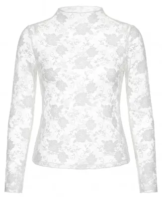 Image de KRZY, chemisier pour femme - blanc, taille M