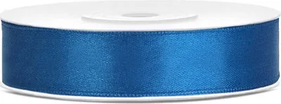 Produktbild von BLAUES Satinband Dekoband 12mm 25m