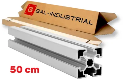 Immagine prodotto di Profilo Di Costruzione In Alluminio 45X45 R10 50Cm Anodizzato + Tagliato Su Misura