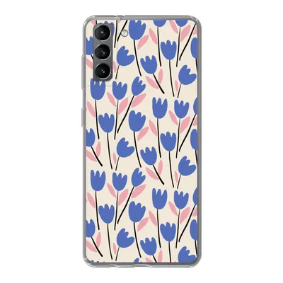 Produktbild von MuchoWow® Handyhülle Schutzhülle Hülle für Samsung Galaxy S21 Plus Blume - Muster - Tulpe Silikon Softcase Handy Hülle - Handy-Tasche