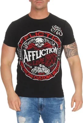 Produktbild von Herren T-Shirt Vintage Aufdruck Since 1973 Biker Motor Cycle; Schwarz M
