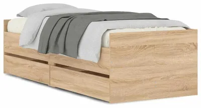 Obrázok produktu pre vidaXL Rám postele so zásuvkami Sonoma dub 90x200 cm