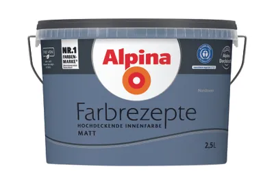 Produktbild von Alpina Farbrezepte Nordmeer matt 2,5 Liter