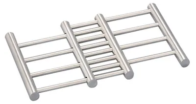 Produktbild von Zeller Topfuntersetzer, ausziehbar, Edelstahl 23-38x20x2