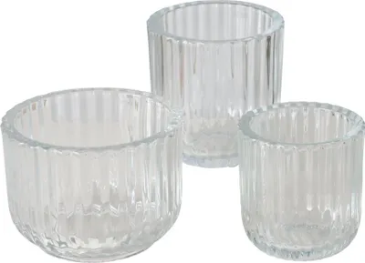Produktbild von Teelichthalter SIKEL, Ø 7-10 cm, 3er-Set
