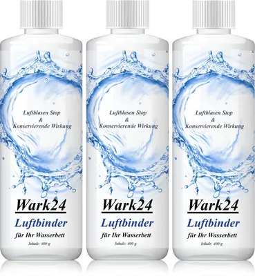 Produktbild von Wark24 Luftbinder Bubble Stop 400g - Luftblasen Stop für Wasserbetten (3er Pack
