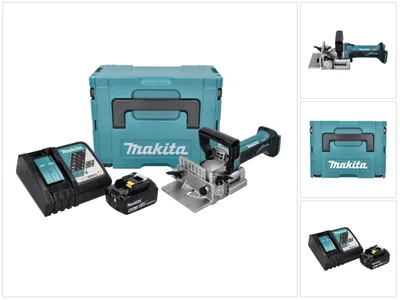 Obrázek produktu pro Akumulátorová fréza Makita DPJ 180 RG1J 18 V 100 mm + 1x akumulátor 6,0 Ah + nabíječka + Makpac