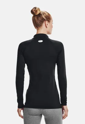 Zdjęcie produktu dla Under Armour Funktionsoberteil Damen, Dorosły, Damski, Bluza, Czarny, Długi rękaw, Monochromatyczny