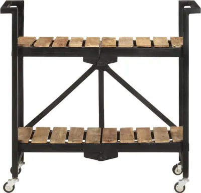 Obrázek produktu pro vidaXL Kuchyňský vozík 87x36x81 cm Mango Masivní dřevo