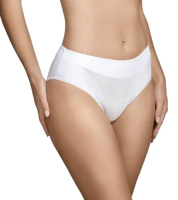 Damen-Slip Roxana 3132, Elfenbein, Gr. 44, hoher Schnitt