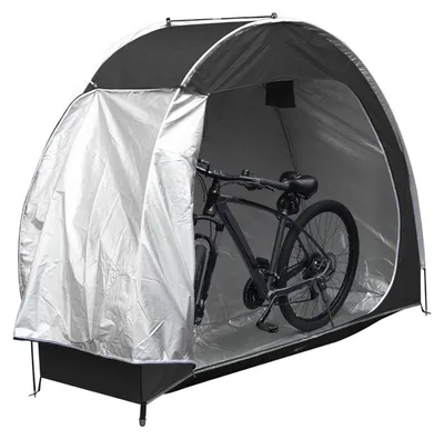 Produktbild von Wasserdichte Fahrradaufbewahrungshütte - 210D Oxford-Stoff - 195 x 163 x 80 cm