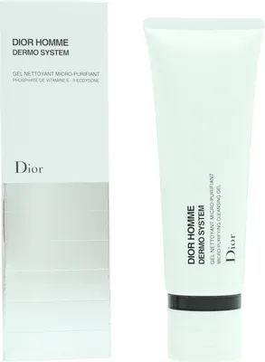 Produktbild von Dior Homme Dermo System, Reinigungsgel, Männer, Reinigend, Klärend, Glättend, Tube, AQUA (WATER) ● SODIUM LAURETH SULFATE ● COCAMIDOPROPYL BETAINE ● ACRYLATES COPOLYMER ●..., β-ecdysone Vitamin E Phosphate