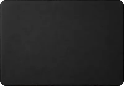 Produktbild von Schreibtischunterlage Leder Schwarz cm 90x60 - Runde Ecken - Handwerkliche Nähte - Hergestellt in Italien
