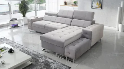 Produktbild von Ecksofa Sofa mit Schlaffunktion Schlafsofa HILTONE I Eckcouch Frabe wählbar