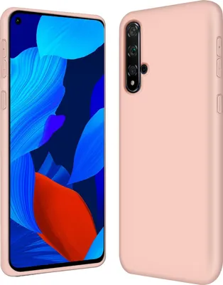 Image de Housse Huawei Nova 5T Housse de protection en gel de silicone pour téléphone portable, rose