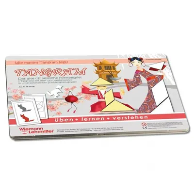 Produktbild von Magnetbox Tangram Formen als Puzzle - Wiemann Lehrmittel