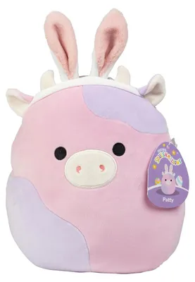 Produktbild von Jazwares SQER01285 - Squishmallows - Patty, die Kuh ca. 40 cm, Plüschfigur