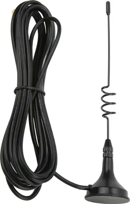 Produktbild von Antena RF 5DBI High Gain SMA Inner Pin Interface Bezprzewodowa antena sygnału Wi-Fi z magnetyczną podstawą z przyssawką