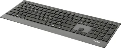 Produktbild von Rapoo 9500M, Volle Größe (100%), Kabellos, RF Wireless, QWERTZ, Schwarz, Maus enthalten