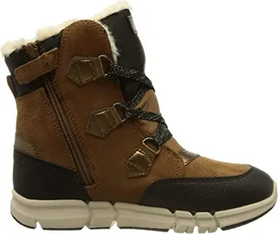 Produktbild von GEOX Flexyper Abx - Whisky / Schwarz Leder/Synthetik Größe: 31 Normal